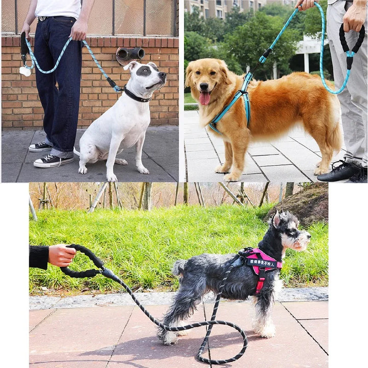 Reflective Dog Leash - Strong & Durable for All Sizes