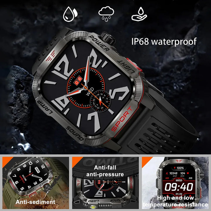 Outdoor Smartwatch with Fitness Tracker & Bluetooth Calls