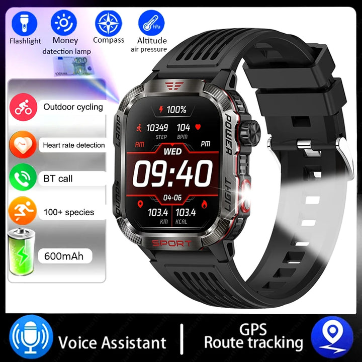 Outdoor Smartwatch with Fitness Tracker & Bluetooth Calls