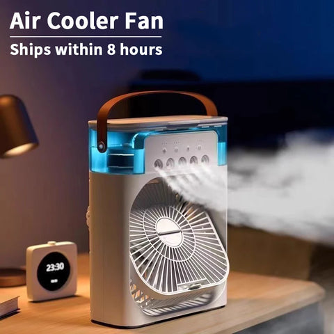 Portable Air Cooler, Humidifier & LED Night Light