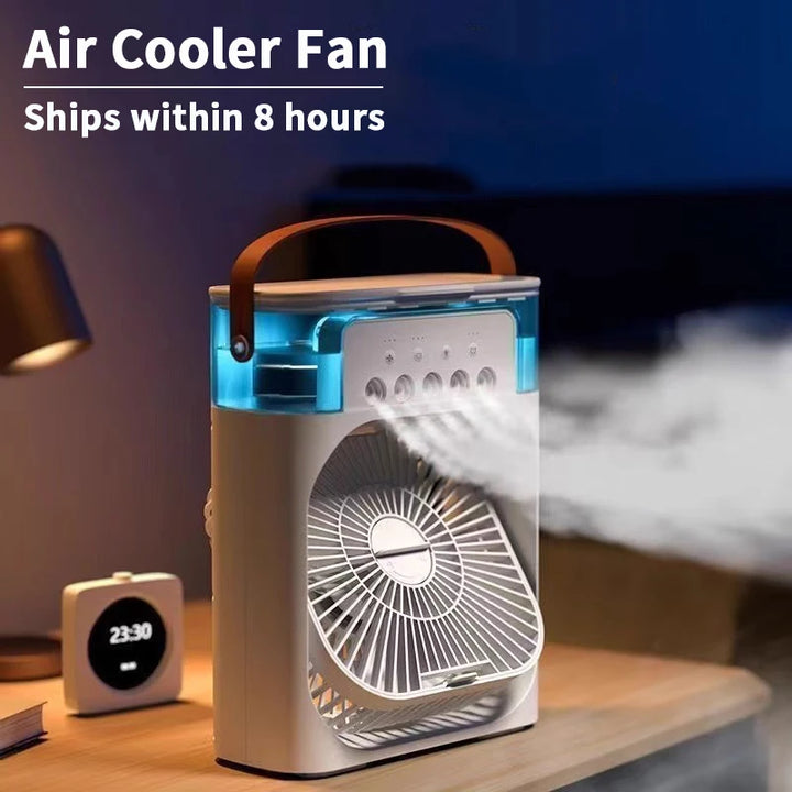 Portable Air Cooler, Humidifier & LED Night Light