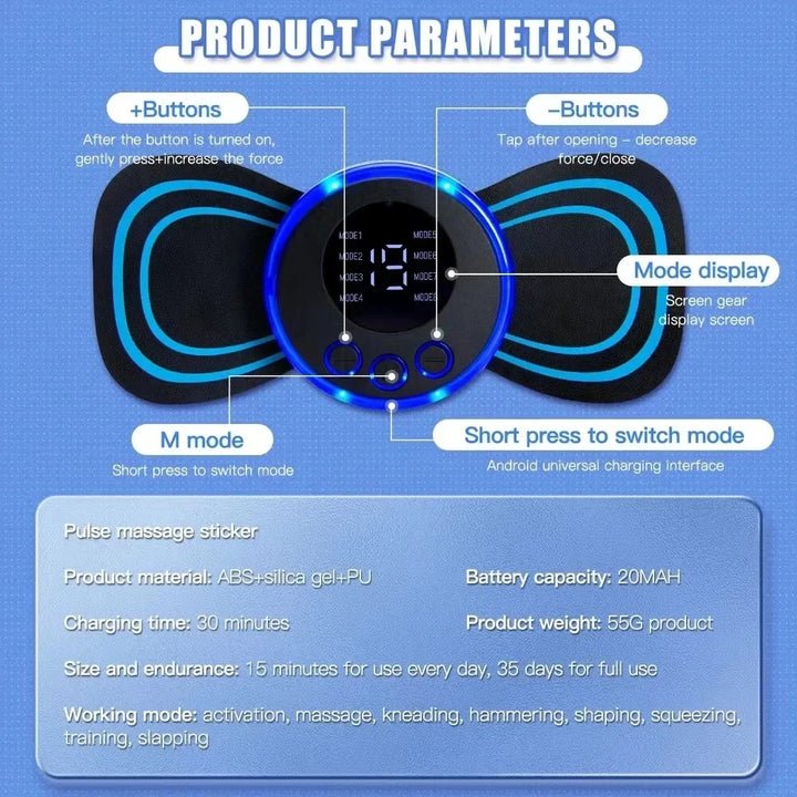 Portable Neck Massager for Relaxation & Fatigue Relief