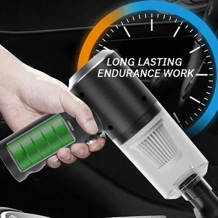 Handheld Car Wireless Vacuum Cleaner - Dry & Wet Use